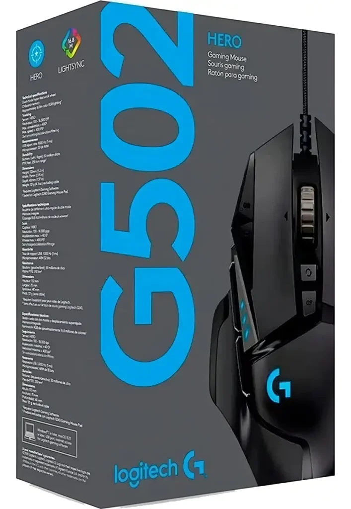 Mouse Logitech G502 Hero RGB 25K DPI